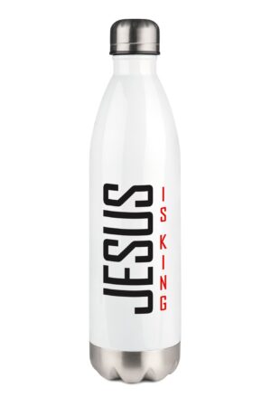 Jesus is King Edelstahl Thermosflasche 750 ml